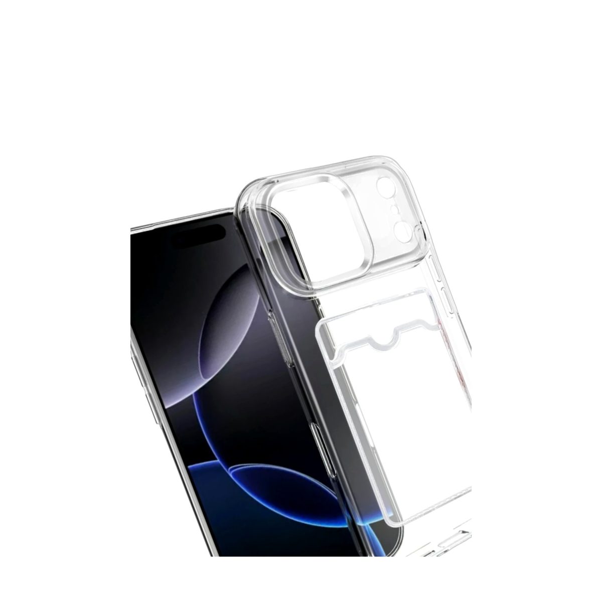 Apple iPhone 17 Pro Max Kart Şeffaf Silikon - Şeffaf - Görsel 2