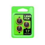 Apple iPhone 17 Pro Raze Metal Kamera Lens - Turuncu
