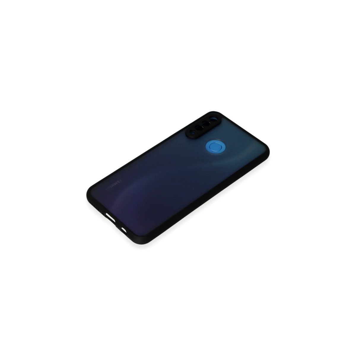 Huawei P30 Lite Kılıf Montreal Silikon Kapak - Siyah - Görsel 4