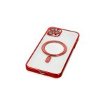 Apple iPhone 11 Pro Max Kılıf Kross Magneticsafe Kapak - Kırmızı - Görsel 5