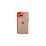 Apple iPhone 13 Mini Kılıf Montreal Silikon Kapak - Kırmızı - Görsel 7