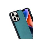 Apple iPhone 14 Pro Max Kılıf Aras Deri Kapak - Açık Yeşil - Görsel 2