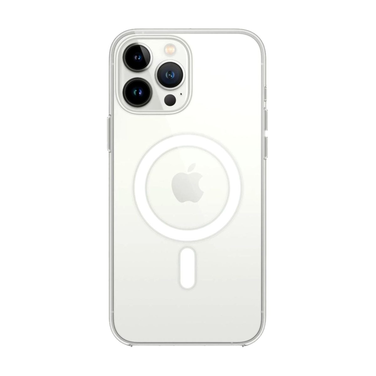 Apple iPhone 15 Pro Kılıf Magneticsafe Şeffaf Silikon - Şeffaf - Görsel 4