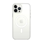 Apple iPhone 15 Pro Kılıf Magneticsafe Şeffaf Silikon - Şeffaf