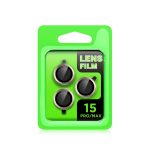 Apple iPhone 15 Pro Max Raze Metal Kamera Lens - Gümüş - Görsel 2