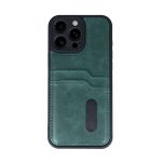Apple iPhone 16 Pro Kılıf Sara Kartvizitli Deri Kılıf - Taba - Görsel 14