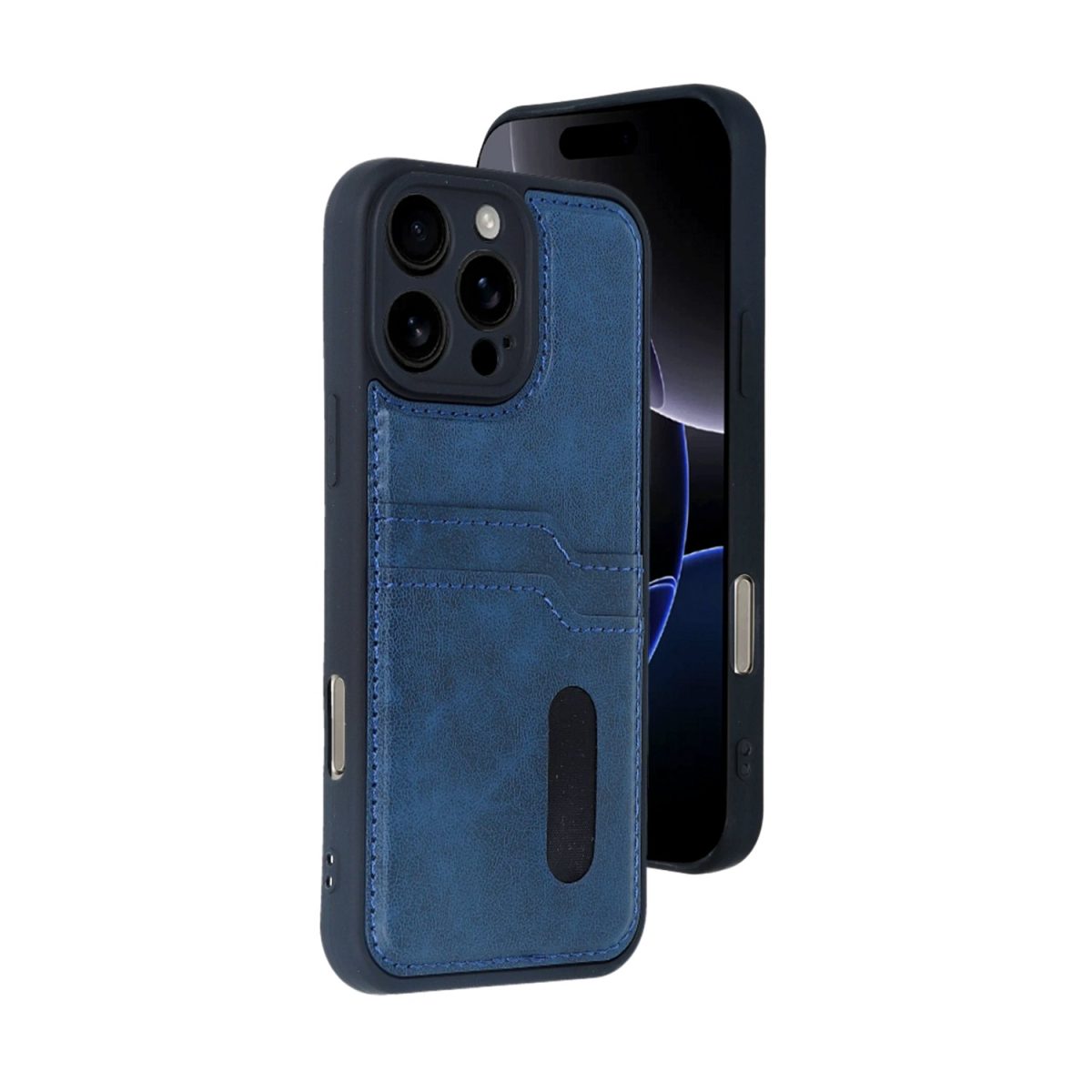 Apple iPhone 16 Pro Kılıf Sara Kartvizitli Deri Kılıf - Taba - Görsel 11