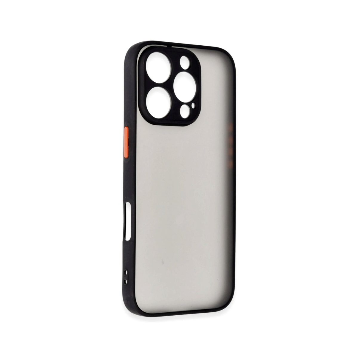 Apple iPhone 16 Pro Max Kılıf Montreal Silikon Kapak - Siyah - Görsel 2