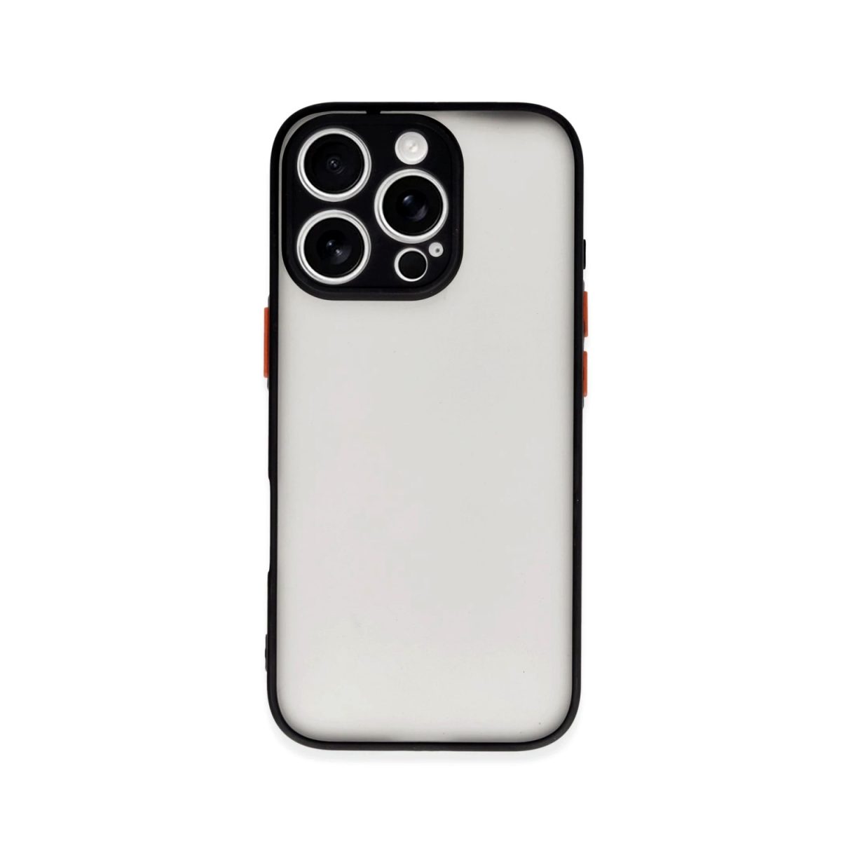 Apple iPhone 16 Pro Max Kılıf Montreal Silikon Kapak - Siyah - Görsel 4