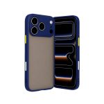 Apple iPhone 17 Pro Max Kılıf Montreal Silikon Kapak - Lacivert