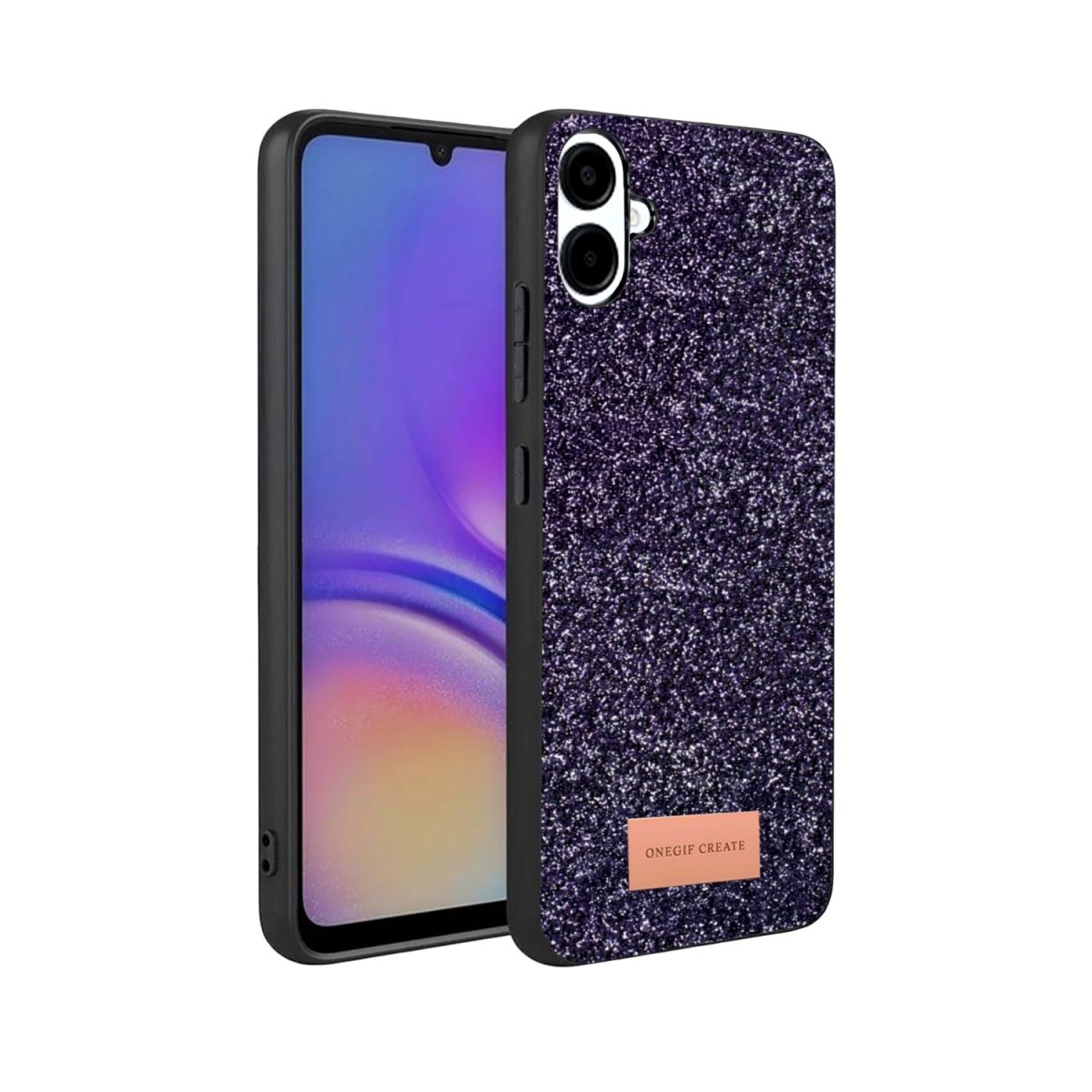 Samsung Galaxy A07 4G Bright Simli Kapak - Siyah - Görsel 4