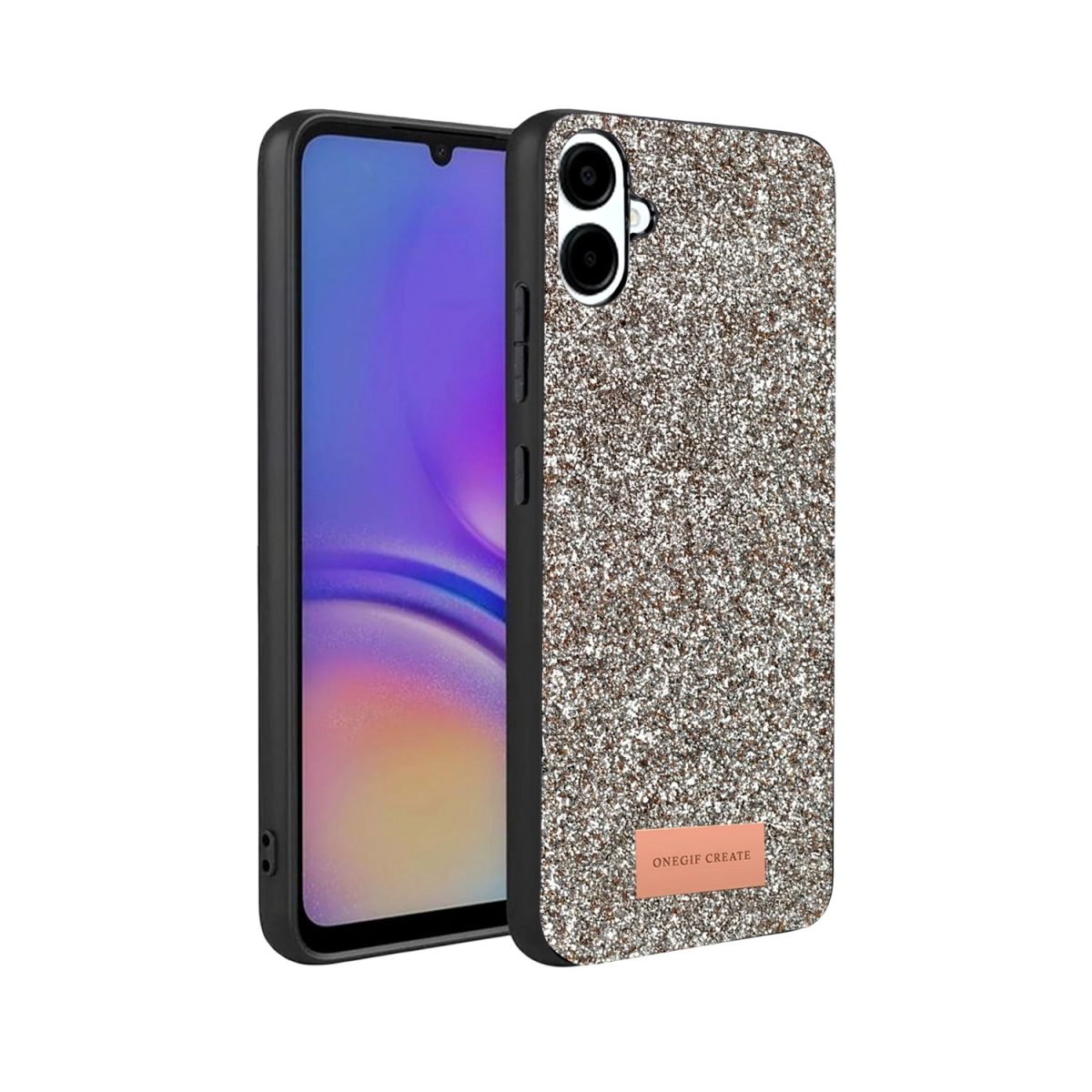 Samsung Galaxy A07 4G Bright Simli Kapak - Siyah - Görsel 13