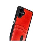 Samsung Galaxy A07 4G Sara Kartvizitli Deri Kılıf - Yeşil - Görsel 6