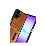 Samsung Galaxy A07 4G Sara Kartvizitli Deri Kılıf - Yeşil - Görsel 8
