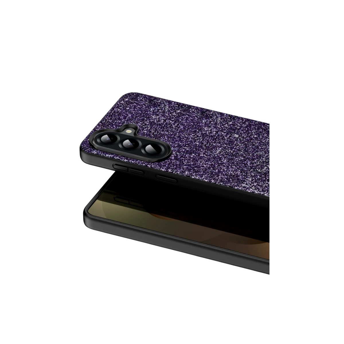 Samsung Galaxy A17 5G Bright Simli Kapak - Siyah - Görsel 5