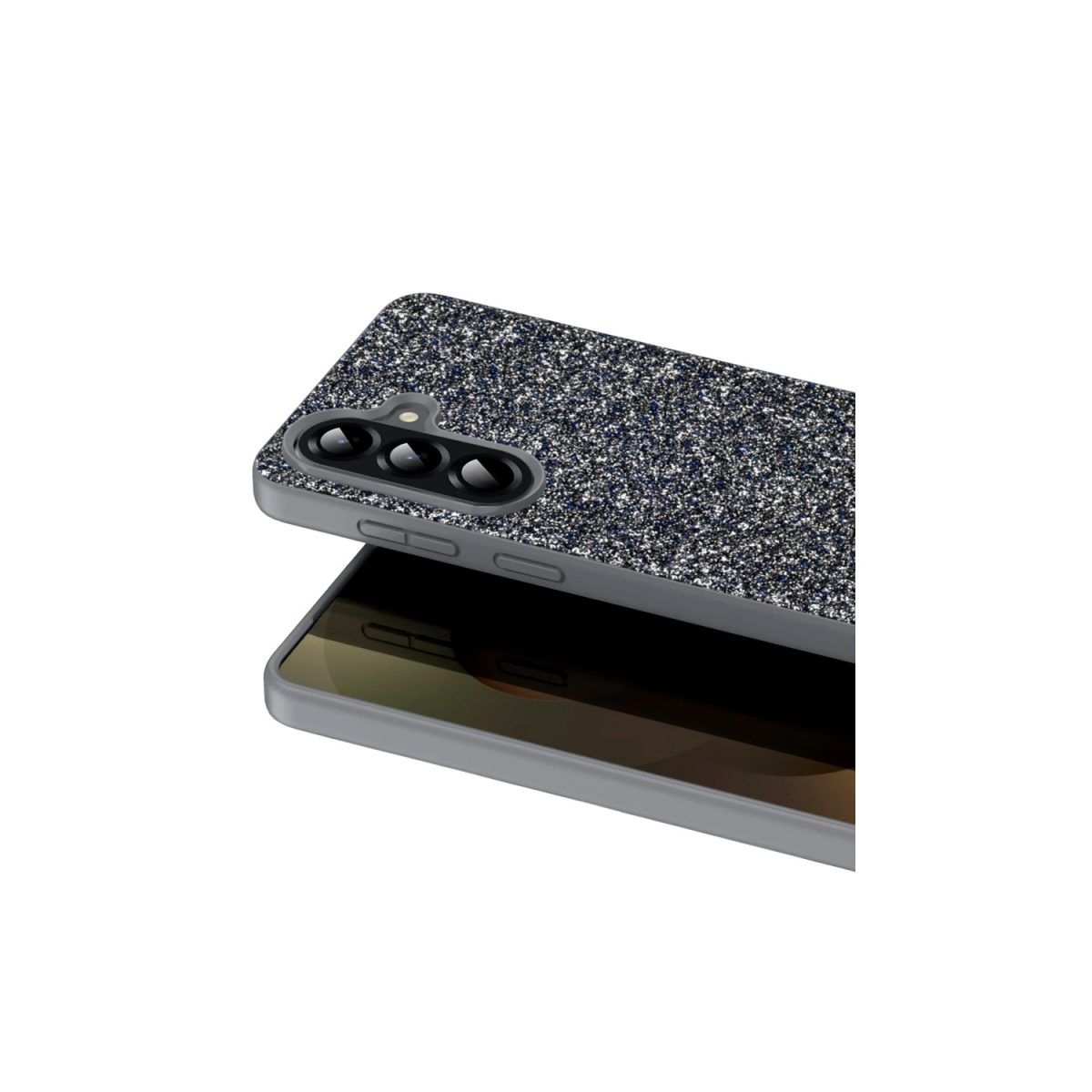 Samsung Galaxy A17 5G Bright Simli Kapak - Siyah - Görsel 11