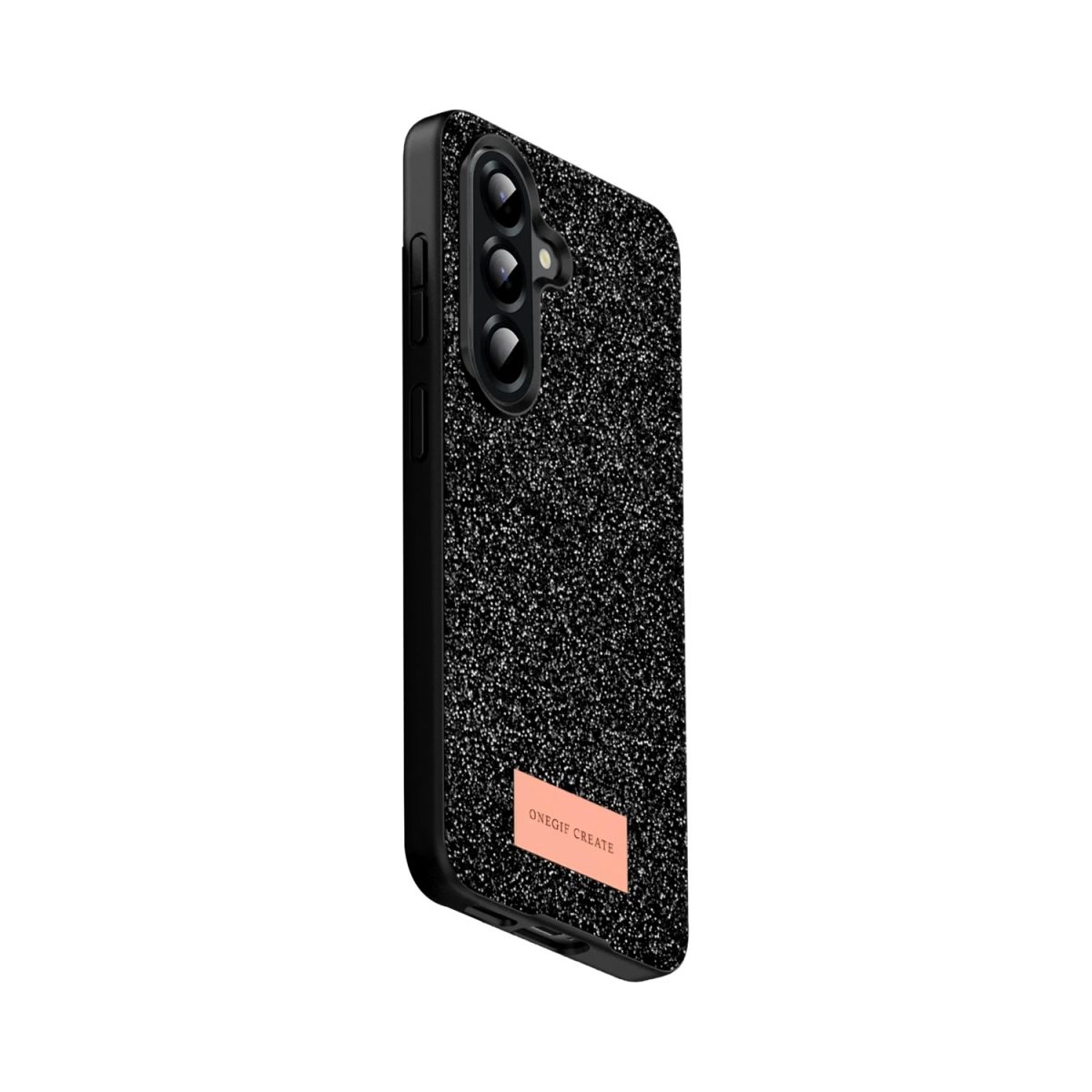 Samsung Galaxy A17 5G Bright Simli Kapak - Siyah - Görsel 3