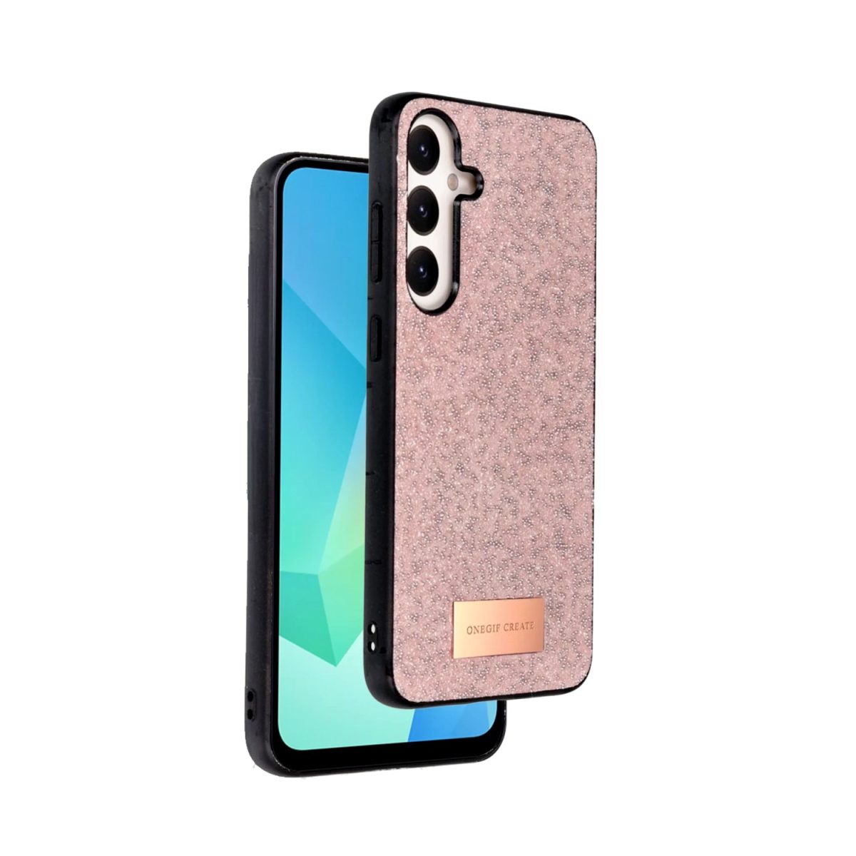 Samsung Galaxy A26 Bright Simli Kapak - Derin Mor - Görsel 3