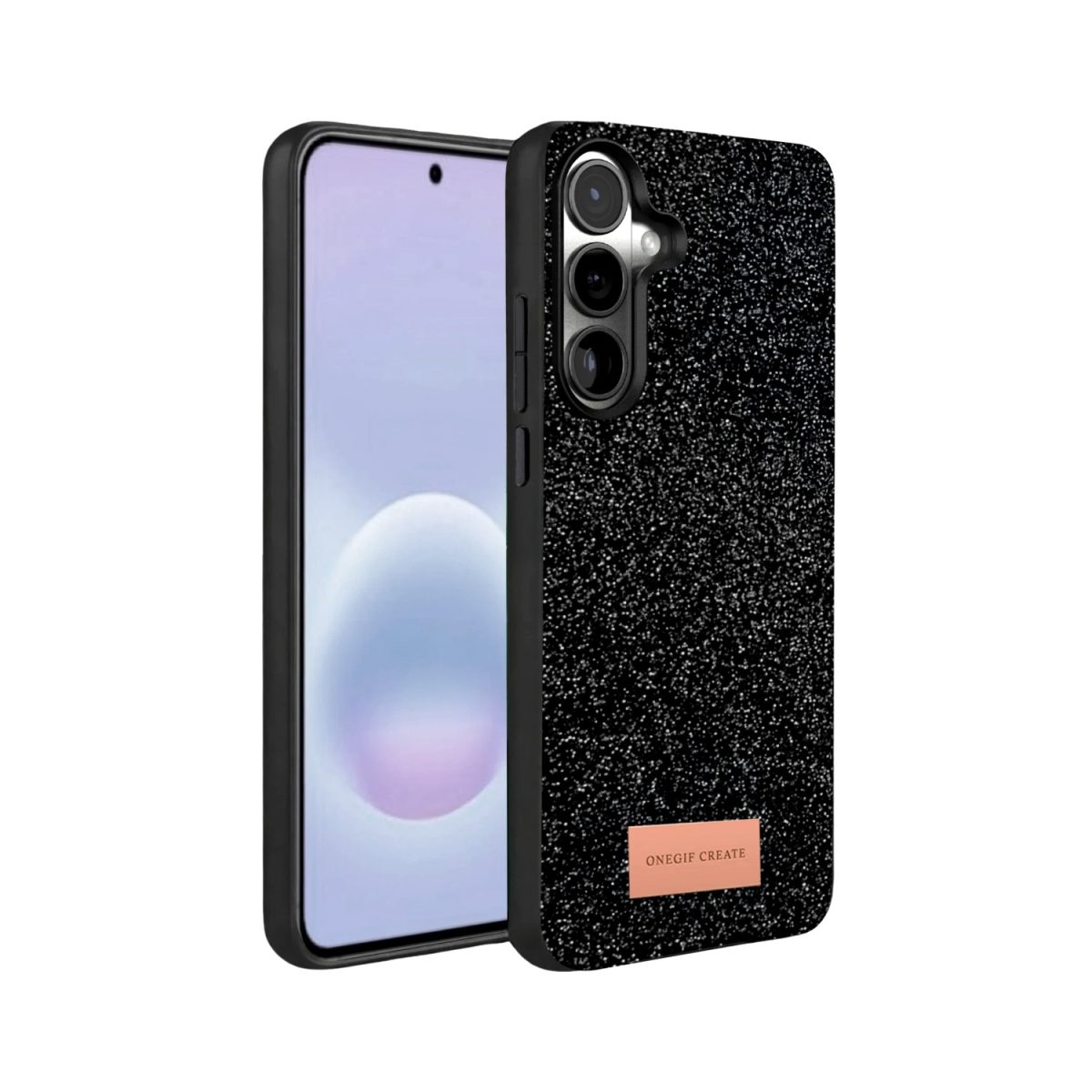 Samsung Galaxy A57 5G Bright Simli Kapak - Siyah - Görsel 16
