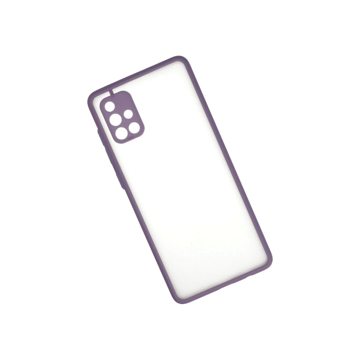Samsung Galaxy A71 Kılıf Montreal Silikon Kapak - Mor - Görsel 2
