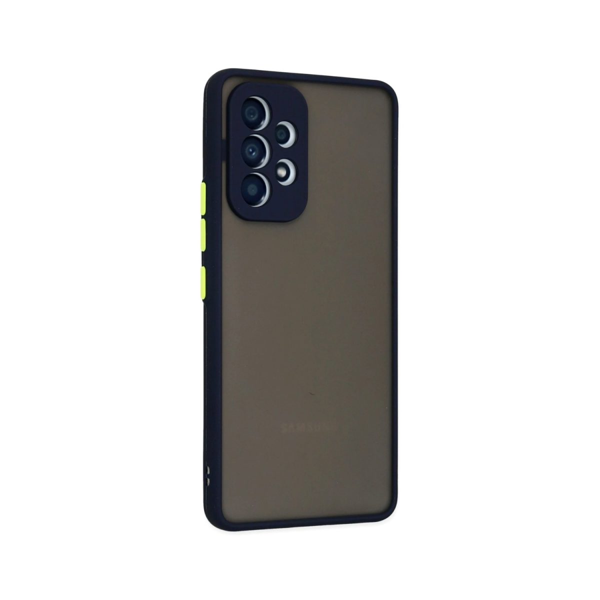 Samsung Galaxy A73 5G Kılıf Montreal Silikon Kapak - Lacivert - Görsel 3