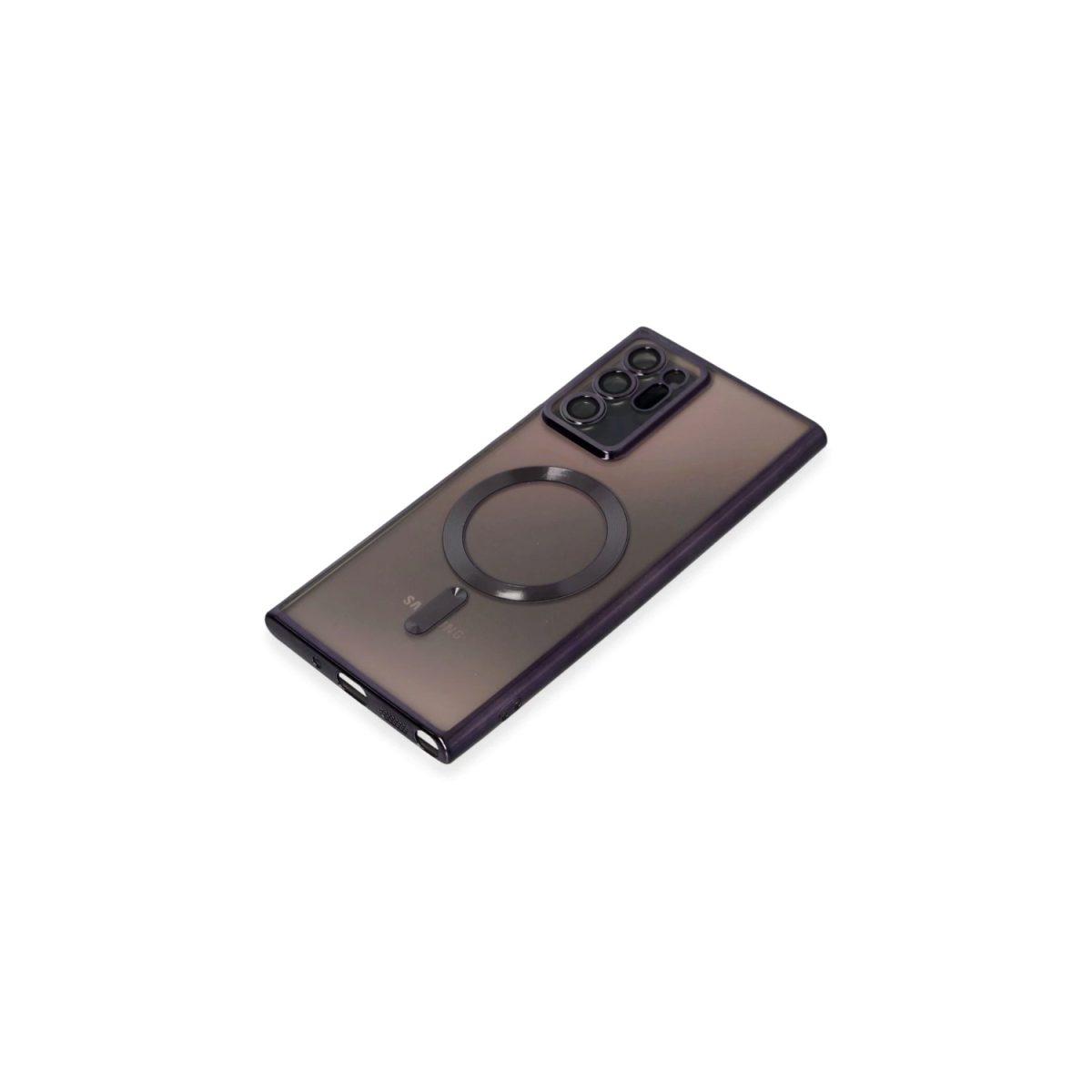 Samsung Galaxy Note 20 Ultra Kılıf Kross Magneticsafe Kapak - Mor - Görsel 4