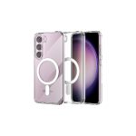Samsung Galaxy S23 Kılıf Magneticsafe Şeffaf Silikon - Şeffaf - Görsel 2