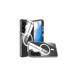Samsung Galaxy S23 Kılıf Magneticsafe Şeffaf Silikon - Şeffaf - Görsel 5
