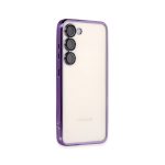 Samsung Galaxy S24 Plus Kılıf Razer Lensli Silikon - Mor