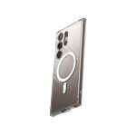 Samsung Galaxy S24 Ultra Kılıf Magneticsafe Şeffaf Silikon - Şeffaf - Görsel 2