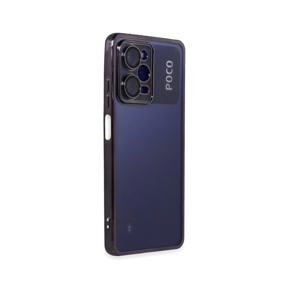 Xiaomi Poco X5 Pro 5G Kılıf Razer Lensli Silikon - Mor - Görsel 2