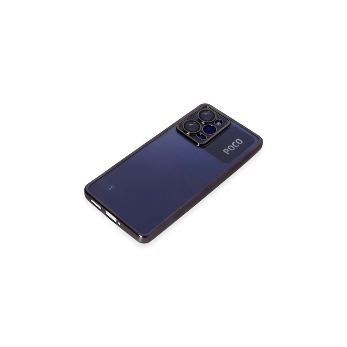 Xiaomi Poco X5 Pro 5G Kılıf Razer Lensli Silikon - Mor - Görsel 4