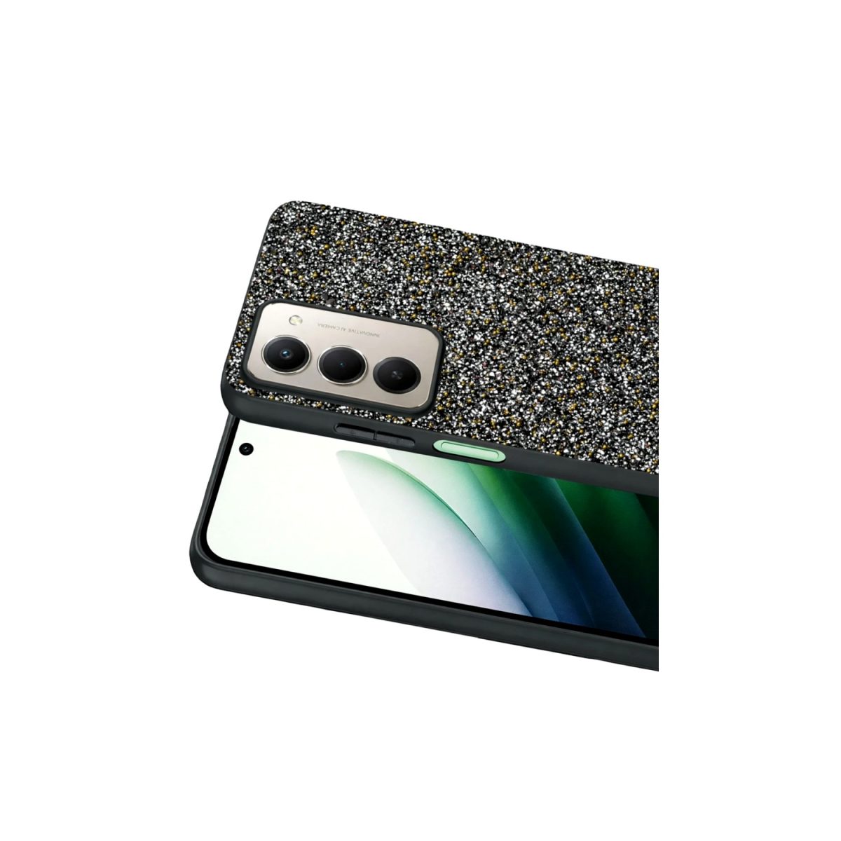 Xiaomi Redmi 15 4G Bright Simli Kapak - Siyah - Görsel 11