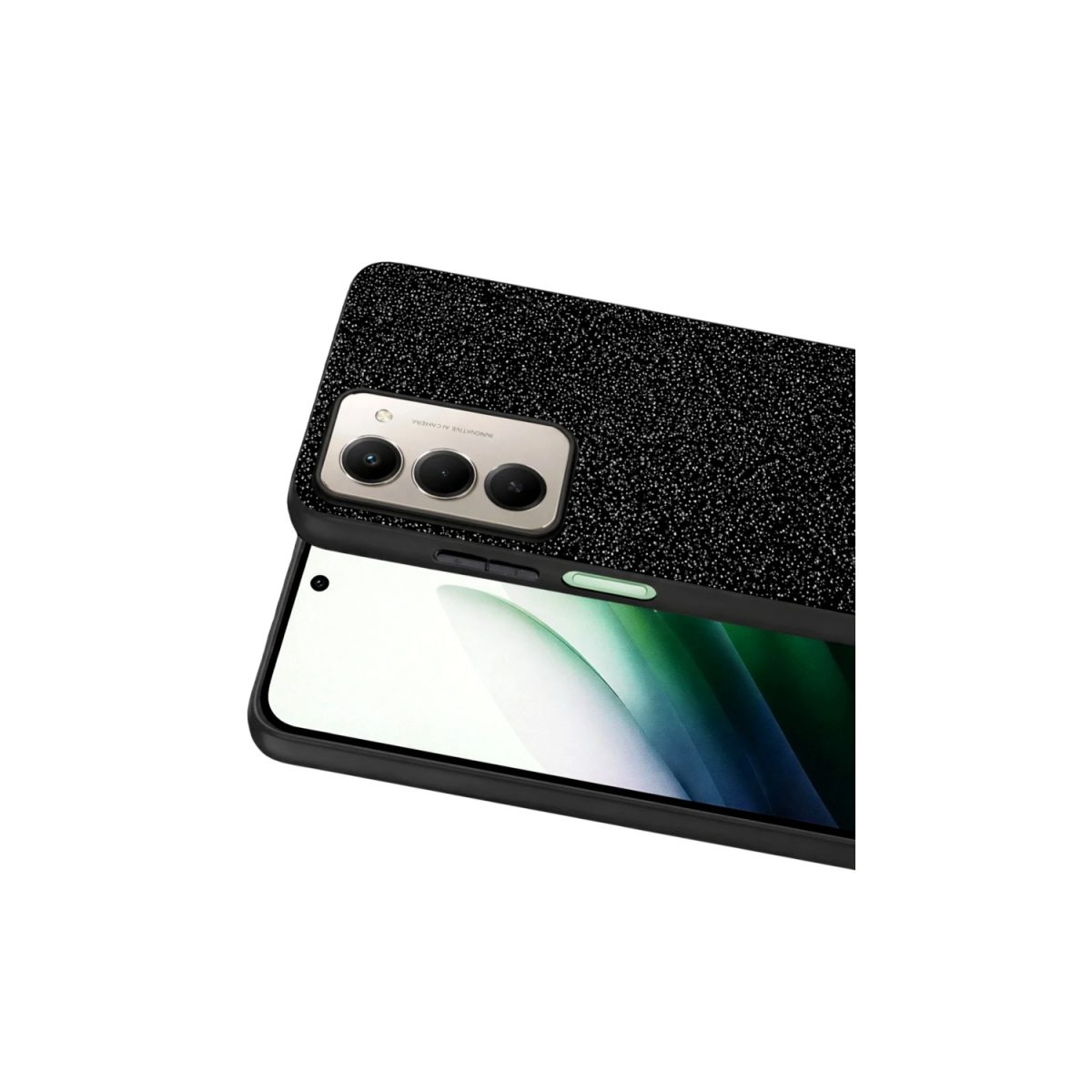 Xiaomi Redmi 15 4G Bright Simli Kapak - Siyah - Görsel 2
