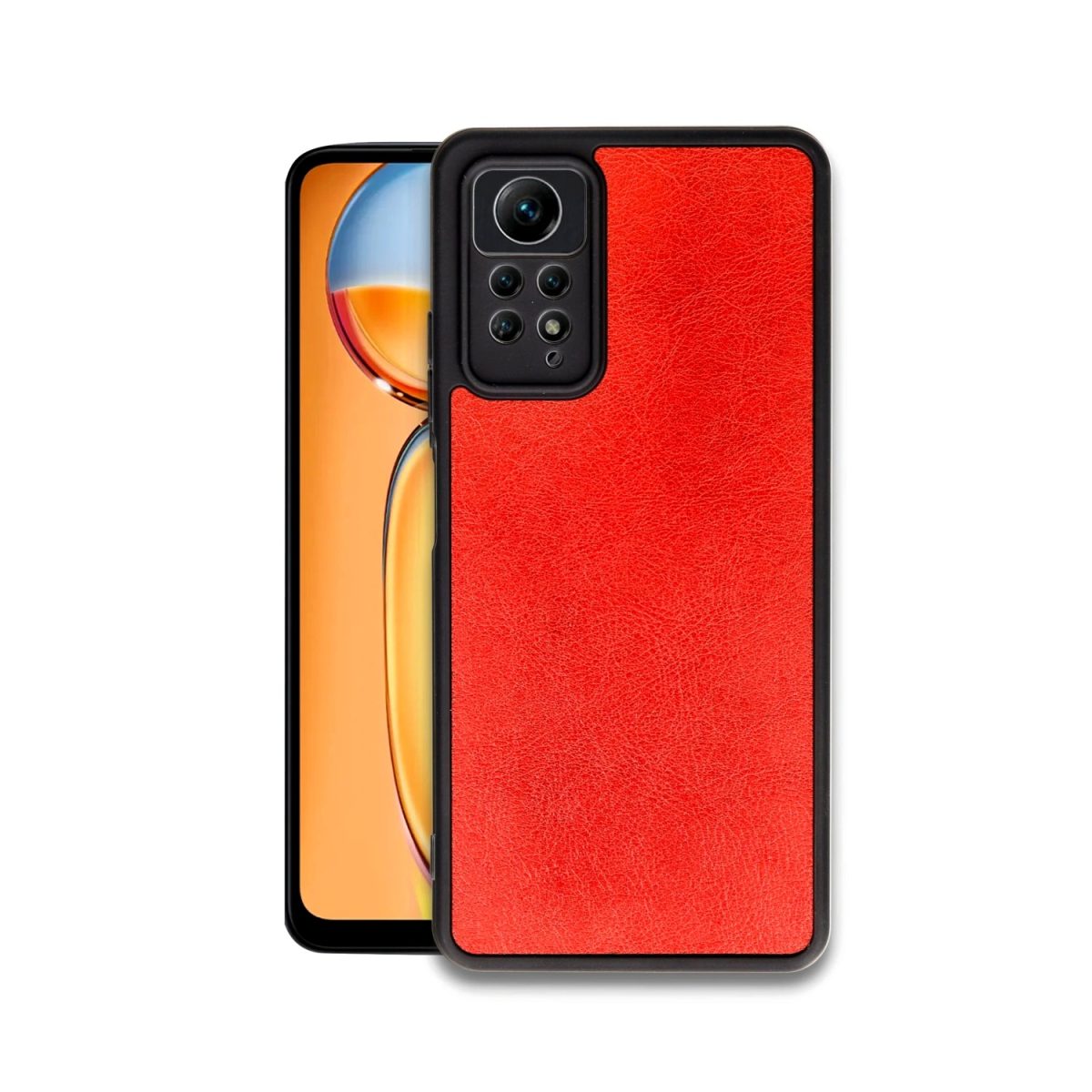 Xiaomi Redmi Note 12 Pro 4G Kılıf Aras Deri Kapak - Pudra - Görsel 4