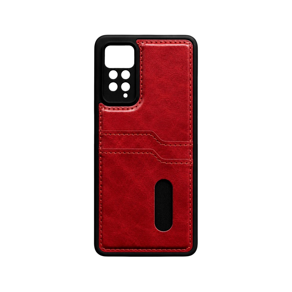 Xiaomi Redmi Note 12 Pro 4G Kılıf Sara Kartvizitli Deri Kılıf - Taba - Görsel 4