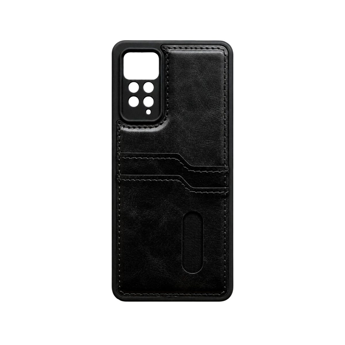 Xiaomi Redmi Note 12 Pro 4G Kılıf Sara Kartvizitli Deri Kılıf - Taba - Görsel 2
