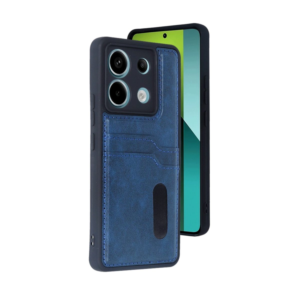 Xiaomi Redmi Note 13 Pro 5G Kılıf Sara Kartvizitli Deri Kılıf - Taba - Görsel 10