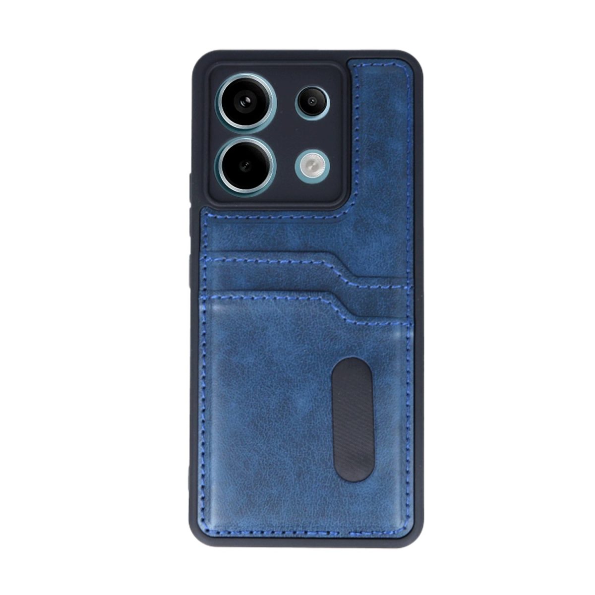 Xiaomi Redmi Note 13 Pro 5G Kılıf Sara Kartvizitli Deri Kılıf - Taba - Görsel 11