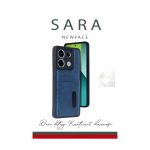 Xiaomi Redmi Note 13 Pro 5G Kılıf Sara Kartvizitli Deri Kılıf - Taba - Görsel 12