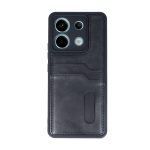 Xiaomi Redmi Note 13 Pro 5G Kılıf Sara Kartvizitli Deri Kılıf - Taba - Görsel 5