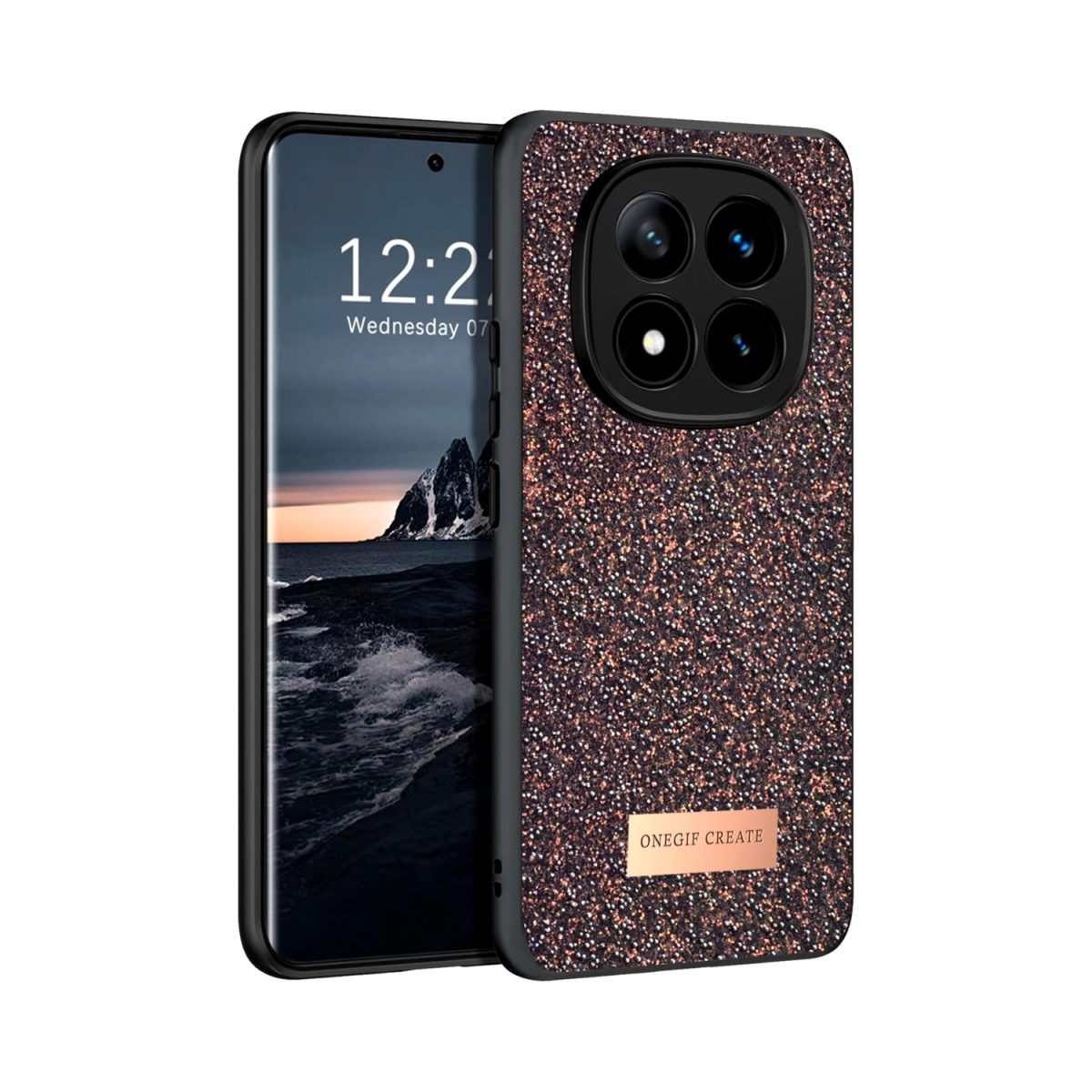 Xiaomi Redmi Note 14 Pro 4G Bright Simli Kapak - Derin Mor - Görsel 6