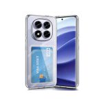 Xiaomi Redmi Note 14 Pro 5G Kılıf Kart Şeffaf Silikon - Şeffaf
