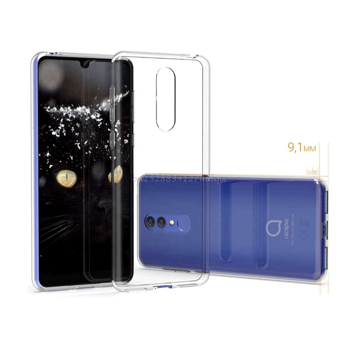 Alcatel 3 2019 Kılıf Süper Silikon Kapak Alcatel 3 2019 - Görsel 4