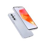 Samsung Galaxy A17 süper silikon şeffaf kılıf ince şeffaf arka görünüm