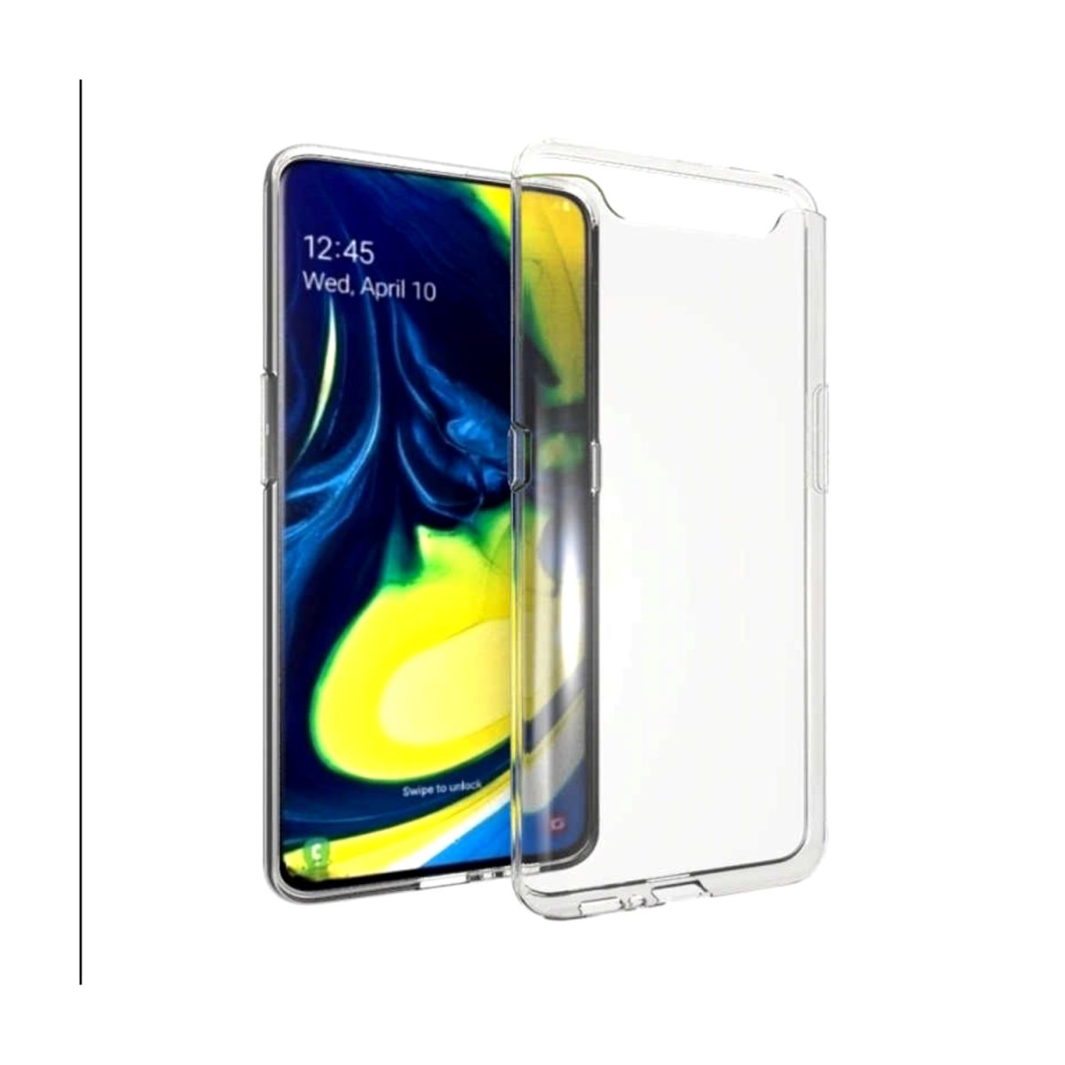 Galaxy A80 Kılıf Süper Silikon Kapak Galaxy A80 - Görsel 2